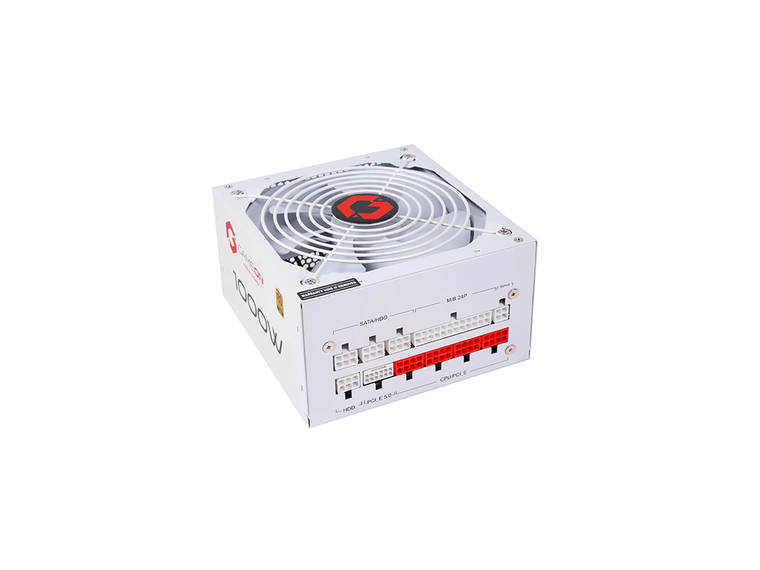 GAMEON - SPY2 ATX 1000 WATTS 80 PLUS Gold Value Gaming Power Supply - White in Qatar GAMEON - SPY2 ATX 1000 WATTS 80 PLUS Gold Value Gaming Power Supply - White in Qatar
